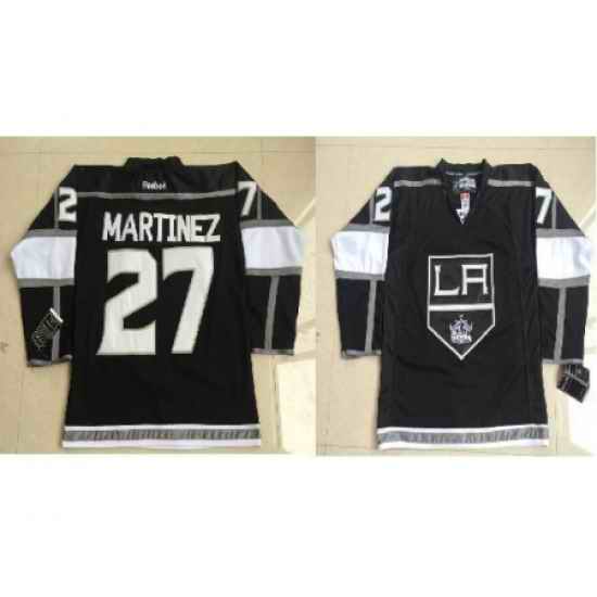 Los Angeles Kings 27 Alec Martinez Black NHL Jerseys